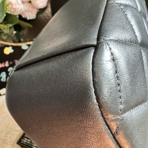 CHANEL Diamond Stitch Camera Bag in Dark Silver Grey*PRICE is FIRM* - Picture 14 of 17